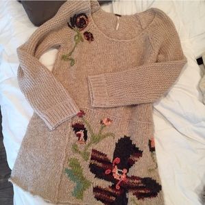 Free People Knit Tunic Sweater